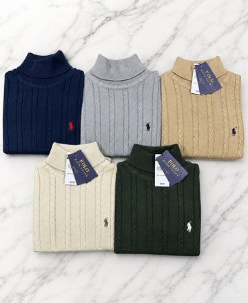 RALPH LAUREN High neck FLAT knits