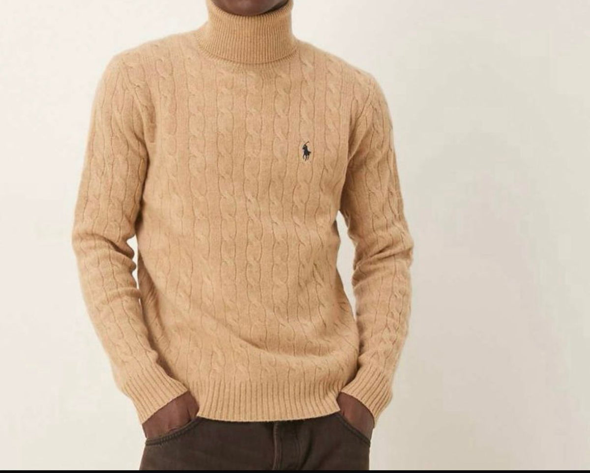RALPH LAUREN High neck FLAT knits