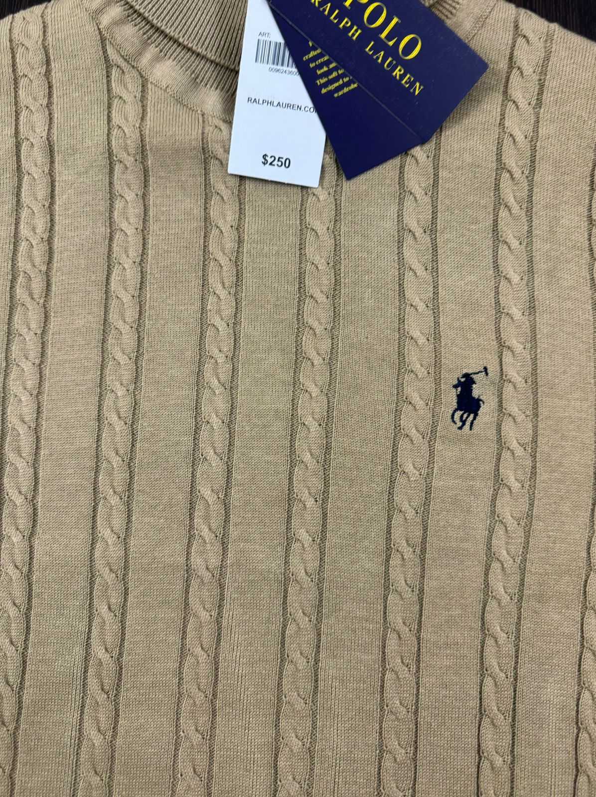 RALPH LAUREN High neck FLAT knits